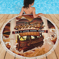 Odysseus World Tour Beach Blanket Ancient Greek Mythology