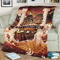 Odysseus World Tour Blanket Ancient Greek Mythology