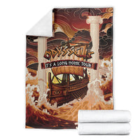 Odysseus World Tour Blanket Ancient Greek Mythology
