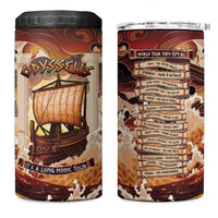 Odysseus World Tour 4 in 1 Can Cooler Tumbler Ancient Greek Mythology