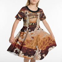 Odysseus World Tour Kid Short Sleeve Dress Ancient Greek Mythology