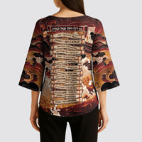 Odysseus World Tour Kimono Sleeve Blouse Ancient Greek Mythology