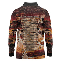 Odysseus World Tour Long Sleeve Polo Shirt Ancient Greek Mythology