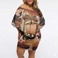 Odysseus World Tour Off Shoulder Short Dress Ancient Greek Mythology
