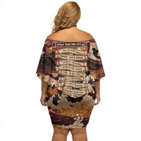 Odysseus World Tour Off Shoulder Short Dress Ancient Greek Mythology