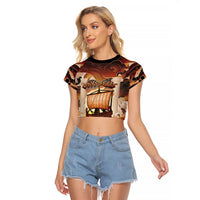 Odysseus World Tour Raglan Cropped T Shirt Ancient Greek Mythology