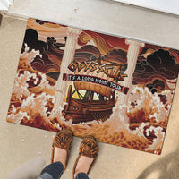 Odysseus World Tour Rubber Doormat Ancient Greek Mythology