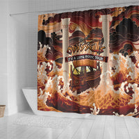 Odysseus World Tour Shower Curtain Ancient Greek Mythology
