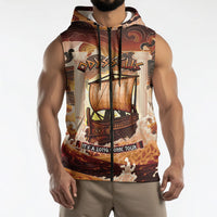 Odysseus World Tour Sleeveless Zip Hoodie Ancient Greek Mythology