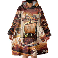 Odysseus World Tour Wearable Blanket Hoodie Ancient Greek Mythology