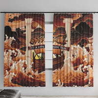 Odysseus World Tour Window Curtain Ancient Greek Mythology