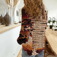 Odysseus World Tour Women Casual Shirt Ancient Greek Mythology