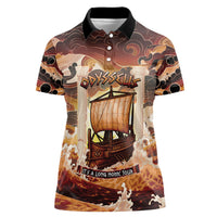 Odysseus World Tour Women Polo Shirt Ancient Greek Mythology