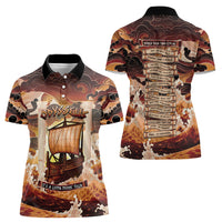 Odysseus World Tour Women Polo Shirt Ancient Greek Mythology
