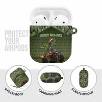 Dinosaur Christmas AirPods Case Merry Rexmas - Wonder Print Shop