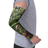 Dinosaur Christmas Arm Sleeves Merry Rexmas - Wonder Print Shop
