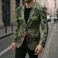 Dinosaur Christmas Blazer Merry Rexmas - Wonder Print Shop