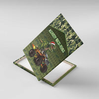 Dinosaur Christmas Canvas Wall Art Merry Rexmas - Wonder Print Shop