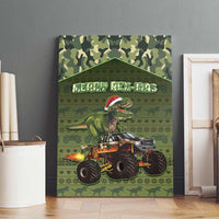 Dinosaur Christmas Canvas Wall Art Merry Rexmas - Wonder Print Shop