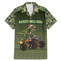Dinosaur Christmas Family Matching Mermaid Dress and Hawaiian Shirt Merry Rexmas - Wonder Print Shop