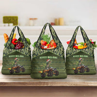 Dinosaur Christmas Grocery Bag Merry Rexmas - Wonder Print Shop