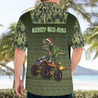 Dinosaur Christmas Hawaiian Shirt Merry Rexmas - Wonder Print Shop