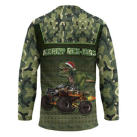 Dinosaur Christmas Hockey Jersey Merry Rexmas - Wonder Print Shop
