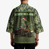 Dinosaur Christmas Kimono Merry Rexmas - Wonder Print Shop