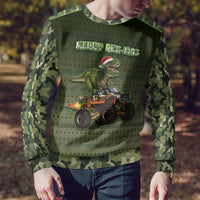 Dinosaur Christmas Ugly Christmas Sweater Merry Rexmas - Wonder Print Shop