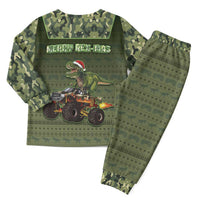 Dinosaur Christmas Pajama Set Merry Rexmas - Wonder Print Shop