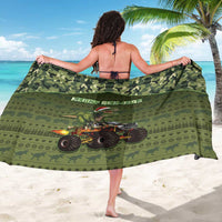 Dinosaur Christmas Sarong Merry Rexmas - Wonder Print Shop