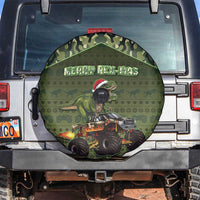 Dinosaur Christmas Spare Tire Cover Merry Rexmas - Wonder Print Shop