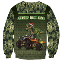 Dinosaur Christmas Sweatshirt Merry Rexmas - Wonder Print Shop