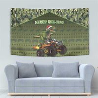 Dinosaur Christmas Tapestry Merry Rexmas - Wonder Print Shop