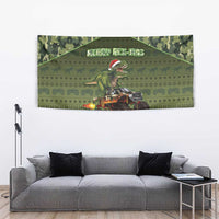 Dinosaur Christmas Tapestry Merry Rexmas - Wonder Print Shop
