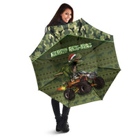 Dinosaur Christmas Umbrella Merry Rexmas - Wonder Print Shop