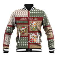 Personalized Corgi Christmas Baseball Jacket Merry Corgmas - Wonder Print Shop