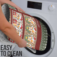 Corgi Christmas Bathroom Set Merry Corgmas - Wonder Print Shop