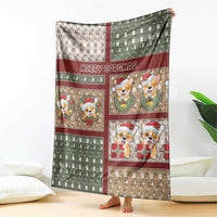 Corgi Christmas Blanket Merry Corgmas - Wonder Print Shop