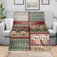Corgi Christmas Blanket Merry Corgmas - Wonder Print Shop