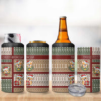 Personalized Corgi Christmas 4 in 1 Can Cooler Tumbler Merry Corgmas - Wonder Print Shop