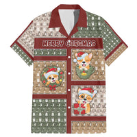 Personalized Corgi Christmas Family Matching Mermaid Dress and Hawaiian Shirt Merry Corgmas - Wonder Print Shop