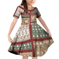 Personalized Corgi Christmas Family Matching Off Shoulder Short Dress and Hawaiian Shirt Merry Corgmas - Wonder Print Shop