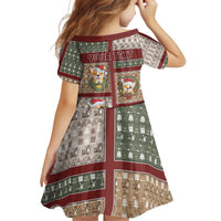 Personalized Corgi Christmas Family Matching Off Shoulder Short Dress and Hawaiian Shirt Merry Corgmas - Wonder Print Shop