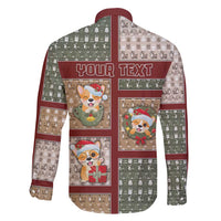 Personalized Corgi Christmas Family Matching Tank Maxi Dress and Hawaiian Shirt Merry Corgmas - Wonder Print Shop