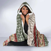 Corgi Christmas Hooded Blanket Merry Corgmas - Wonder Print Shop