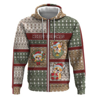 Personalized Corgi Christmas Hoodie Merry Corgmas - Wonder Print Shop