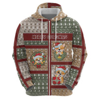 Personalized Corgi Christmas Hoodie Merry Corgmas - Wonder Print Shop