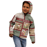 Personalized Corgi Christmas Kid Hoodie Merry Corgmas - Wonder Print Shop