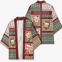 Personalized Corgi Christmas Kimono Merry Corgmas - Wonder Print Shop